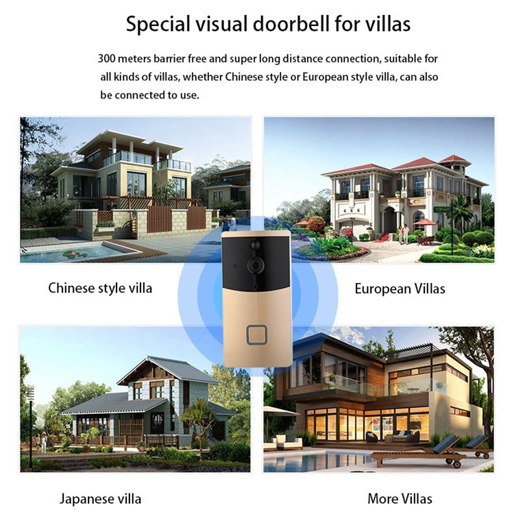 VESAFE Home VS-M2 HD 720P Security Camera Smart WiFi Video Doorbell Intercom, Support TF Card & Night Vision & PIR Detection APP for IOS and Android, VS-M2 VESAFE Home VS-M2 HD 720P Security Camera Smart WiFi Video Doorbell Intercom, Support TF Card & Night Vision & PIR Detection APP for IOS and Android, VS-M2